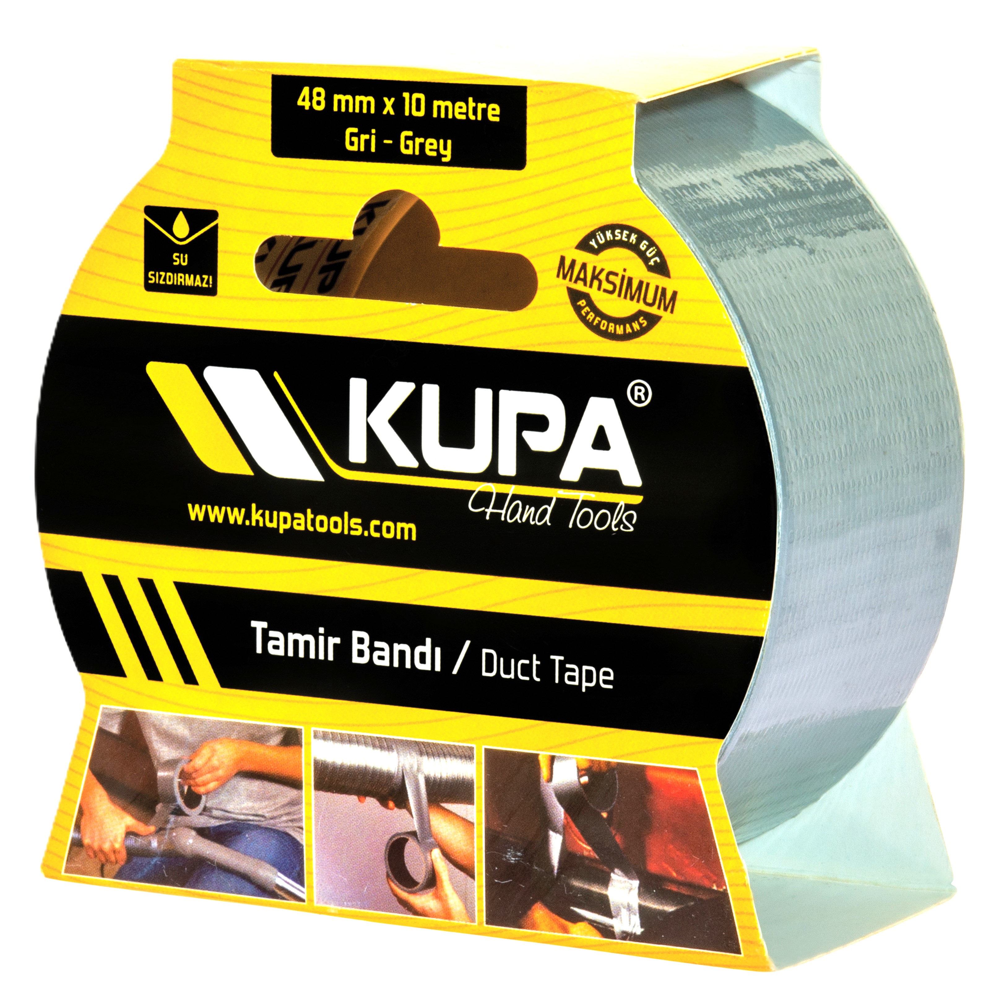 KUPA TAMİR BANDI GRİ 10MT